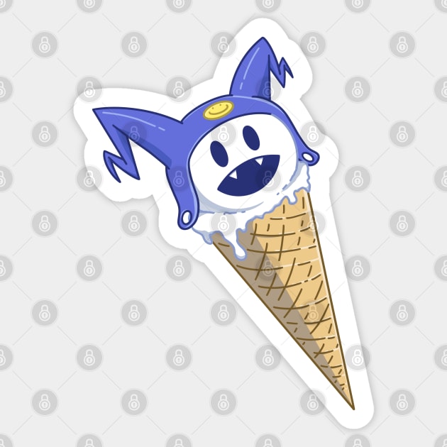 Jack Frost Ice Cream Sticker by ziodynes098